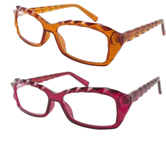 *2* Calabria Designer Reading Glasses +2.0 - Picture 1 of 16